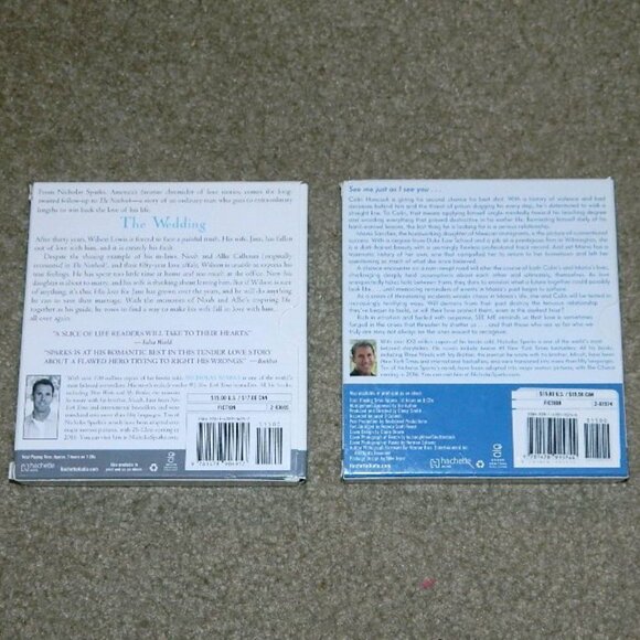 THE WEDDING and SEE ME Two (2) Audio Books Nicholas Sparks Bundle - Picture 2 of 5